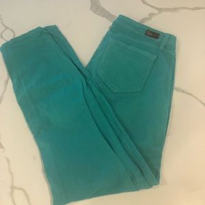 PAIGE “peg skinny” straight leg jeans